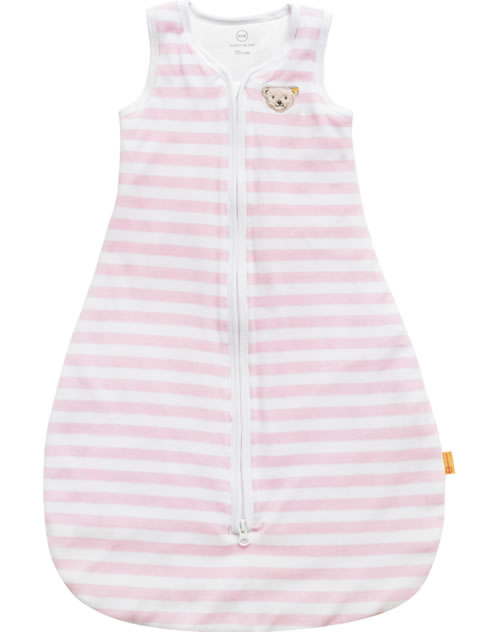 schlafsack 0 5 tog 70 cm Baby - 1.0 - Tiny farm Farbe:Hellgrün Fleeceschlafsack ohne Hülle NATUR -1°C