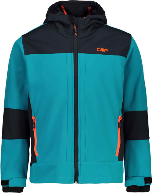 CMP Kinder Softshell Jacke Für Jungen - Warme Stehkragen Jacke
