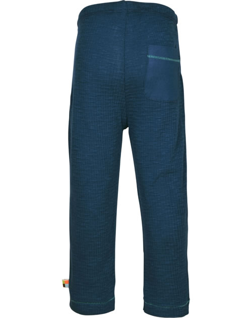 Loud + Proud Pantaloni Bimbi Unisex In Cotone Biologico – Morbida Struttura Waffle, Vita Elastica, Certificazione GOTS