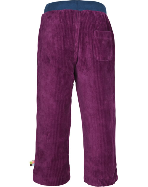 Loud + Proud Unisex Kinder Cordhose – Weicher Gummibund, Warm Gefüttert | Bio-Baumwolle, Größen 62-128