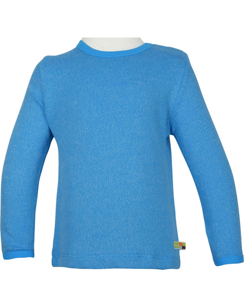 Felpa Unisex Bambini Loud + Proud In Misto Cotone E Lana - Maglia A Maniche Lunghe Con Stampa Pinguini, Morbida, Prodotta In Portogallo, GOTS