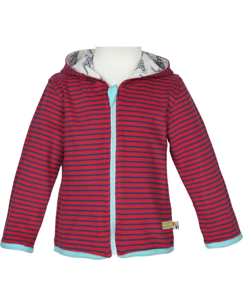 Loud + Proud Wendejacke M. Kapuze Blouson, Bleu Ultramarin 3019, 4 Ans Mixte Bébé