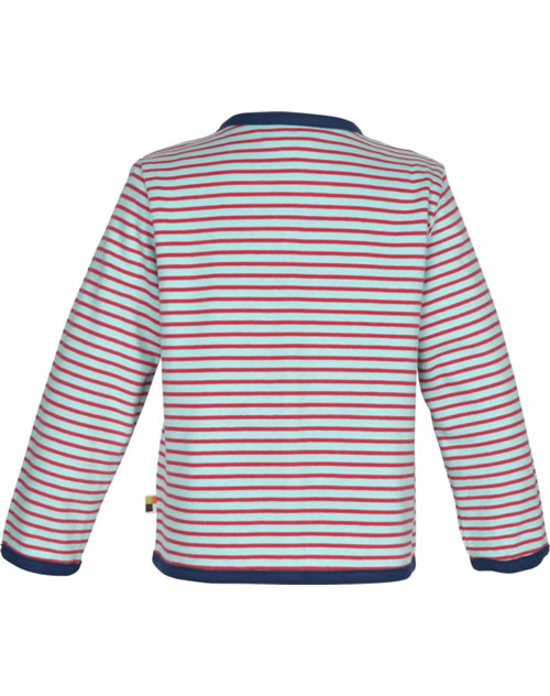 loud + proud Wendejacke Ringel, GOTS Zertifiziert Unisex-Bambini