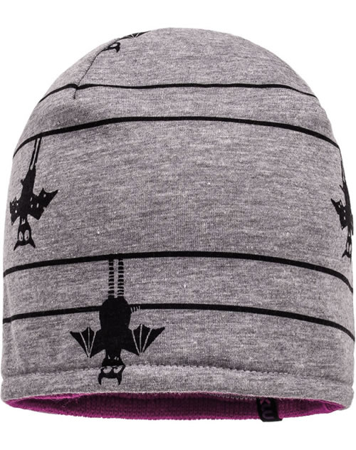 Maximo Kids-Beanie Short Berretto Bambina In Cotone - Verde Scuro, Prodotto In Germania