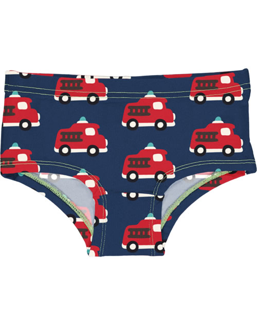 Maxomorra Unterhose Hipster FIRE TRUCK blau C3406-M487 GOTS bei Papiton