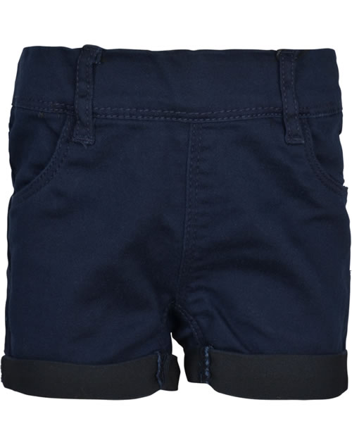 NAME IT Pantaloncini Bambino Dark Sapphire – Corti Con Coulisse, 60% Cotone