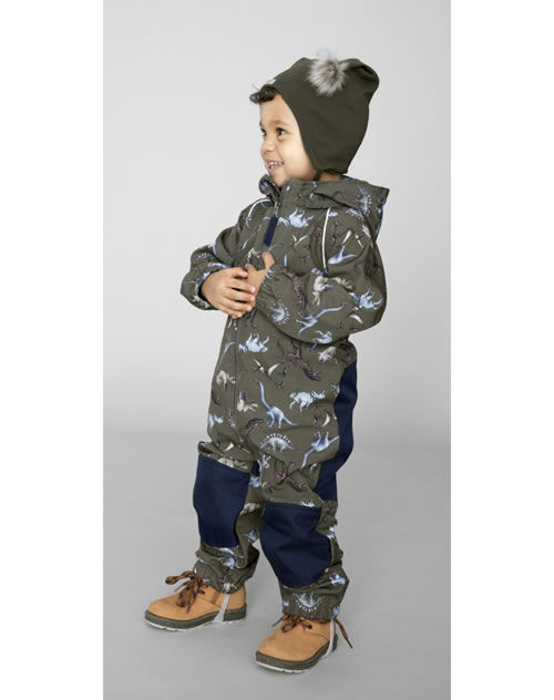 name it Softshell Overall NMMALFA BIONIC FINISH® ECO NOOS olive night