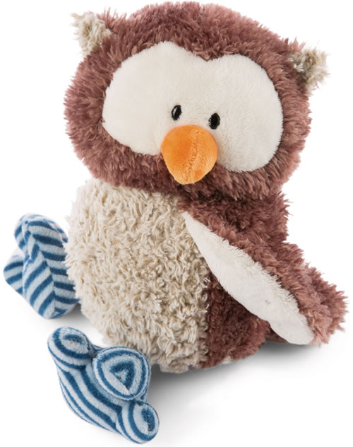 Oliver Die Eule – 35 Cm Kuschelweiches Plüschtier (braun), Waschbar, Zum Sammeln & Verschenken