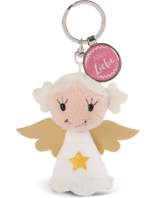 NICI Schlüsselanhänger Schutzengel Good Luck - 9cm Glücksbringer Mit Herz