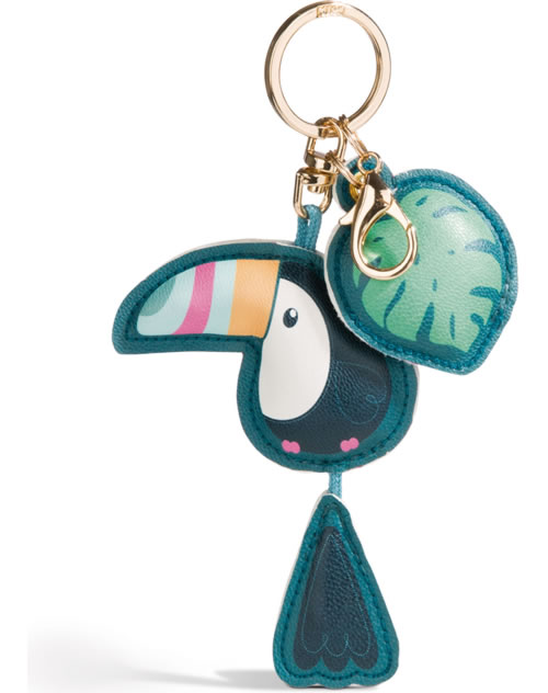 MOBUTOFU Roter Plüsch Papagei Schlüsselanhänger - Kuscheliges Tier, Piratenparty, 19cm