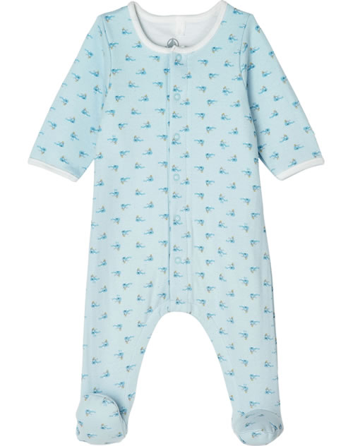 Petit Bateau Bodyjama E Doudou Coniglietto Per Bimbi 0-24 Mesi, Unisex, Morbido E Con Apertura Automatica, Pacco Da 2