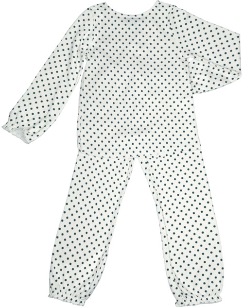 Petit Bateau Mädchen Langarm-Pyjama - Gemütlicher Schlafanzug Mit Blumen Und Streifen