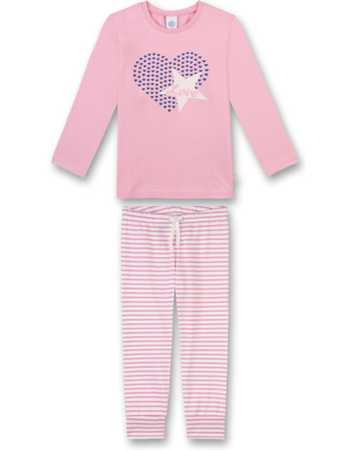 Sanetta Mädchen Pyjamaset - Nachhaltiger Schlafanzug Made In Europe
