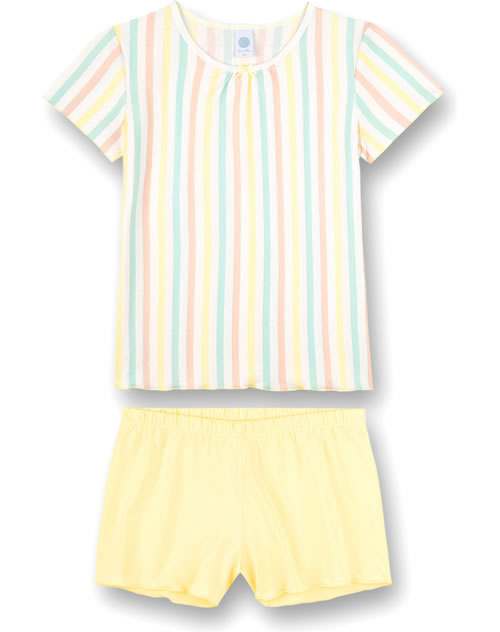 Sanetta Pigiama Corto Bambini E Ragazzi - 100% Cotone, Manica Corta, Lavabile In Lavatrice - 4