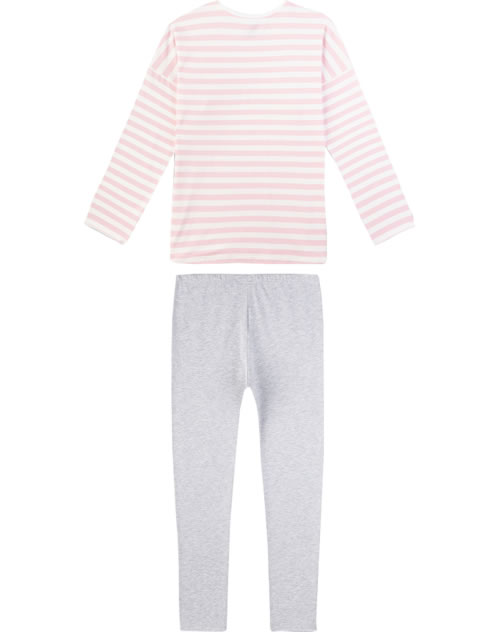 Sanetta Baby Schlafanzug Mädchen - Einteiler Gestreift, 100% Baumwolle