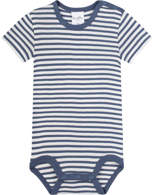 Body Bambino Sanetta, Manica Lunga, 100% Cotone, Chiusura Con Bottoni, Lavabile In Lavatrice, 1 Pezzo
