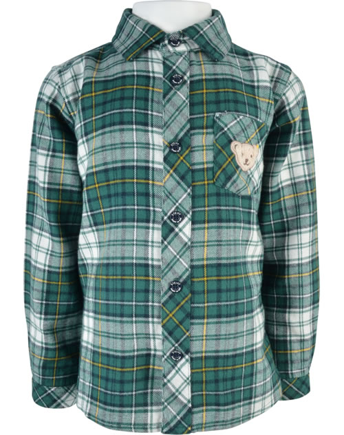 Steiff Camicia a Maniche Lunghe Ragazzo, Bianco Antico, 56