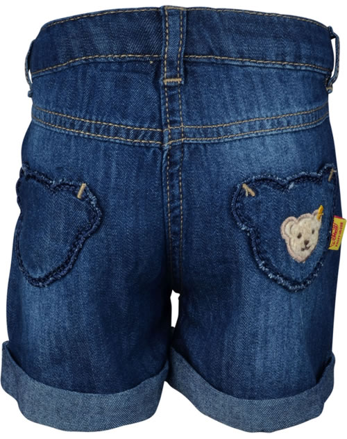 Steiff Shorts Jeans CONFETTI blue denim kaufen papiton.de