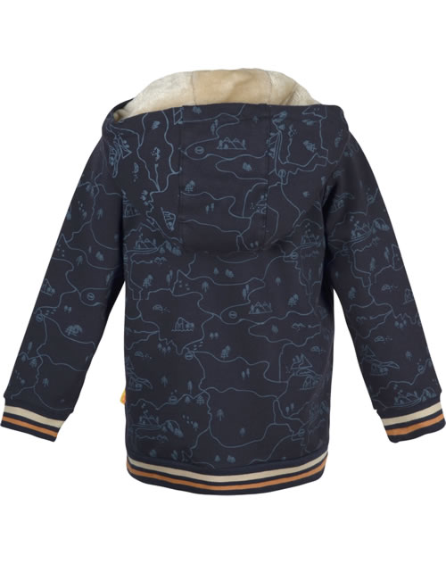 Steiff Sweatjacke Gr. 74 Navy - Kapuzenjacke Für Kleinkinder Weich & Kuschelig