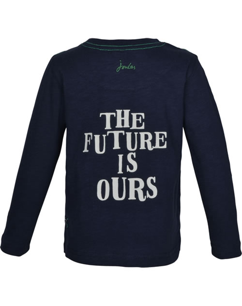 Joules Raymond – T-Shirt Bambini E Ragazzi, Manica Lunga, Scollo Tondo, 100% Cotone, Lavabile In Lavatrice - 4