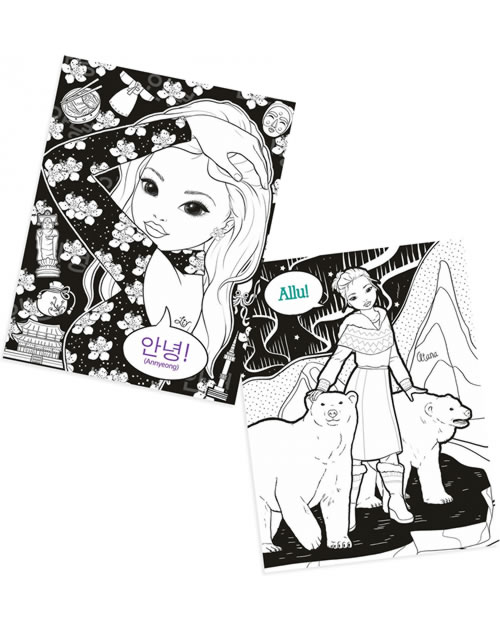 TOPModel Malbuch Colour & Design Book 11670 kaufen | papiton.de