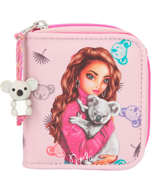 Porte-monnaie En Feutrine Bleu Avec Koala Bubble - Personnalisable Et Pratique - 10