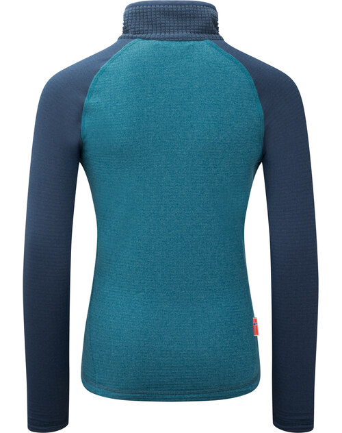Trollkids Maglia Maniche Lunghe Bambino – Blu Navy/Verde, Taglia 152 Cm, Cotone Con Protezione UV 30+ - 4