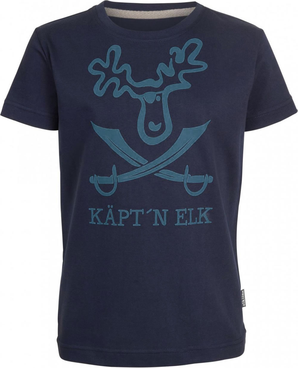 ELKLINE Kinder T-Shirt 'Schatzinsel' – Bio-Baumwolle Mit Retro-Elch-Print, Nachhaltig & Bequem