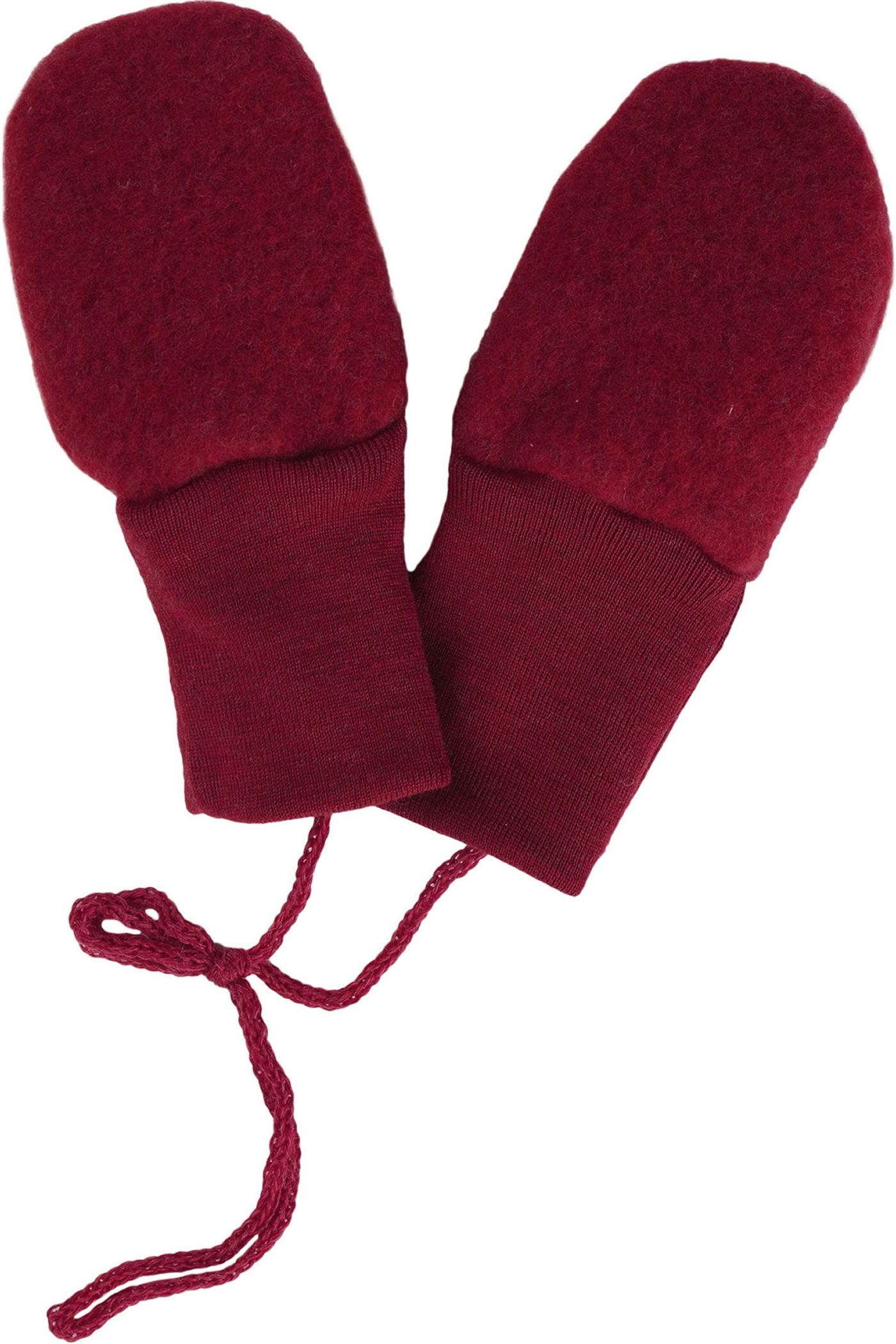 Engel Baby Fäustlinge Ohne Daumen - 100% Schurwolle KbT | Fleece Innenfutter | Größe 50/56 Grün