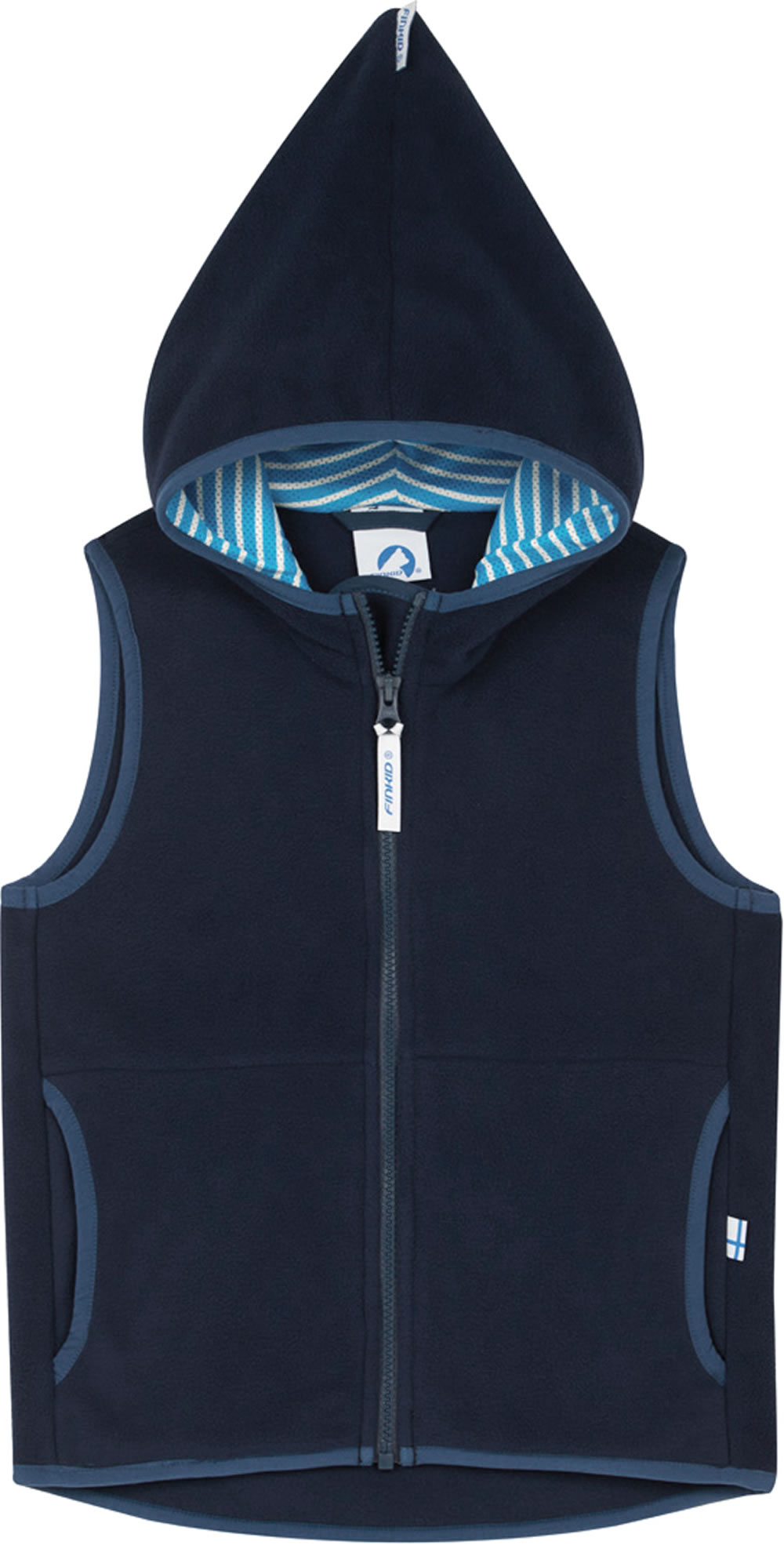 Kinder Fleece-Weste Mit Kapuze - Flauschig & Atmungsaktiv