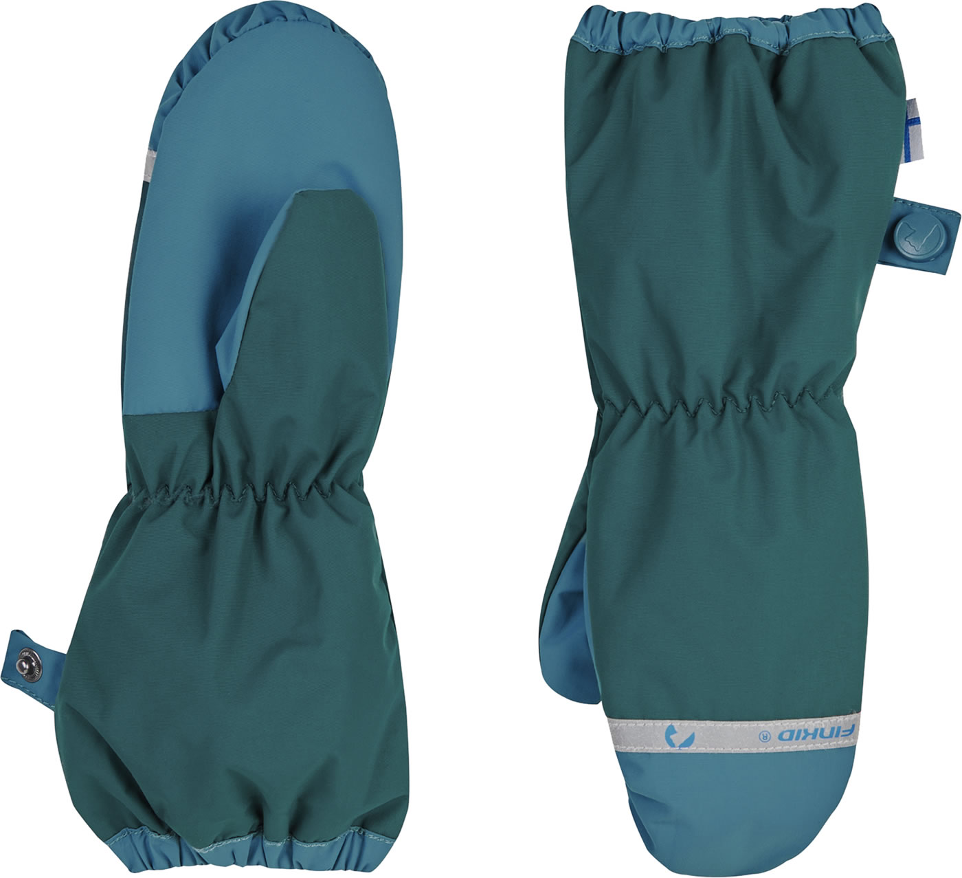 Finkid Nupujussi Kinder Handschuhe | Fleece Fäustlinge Mit Schlaufen