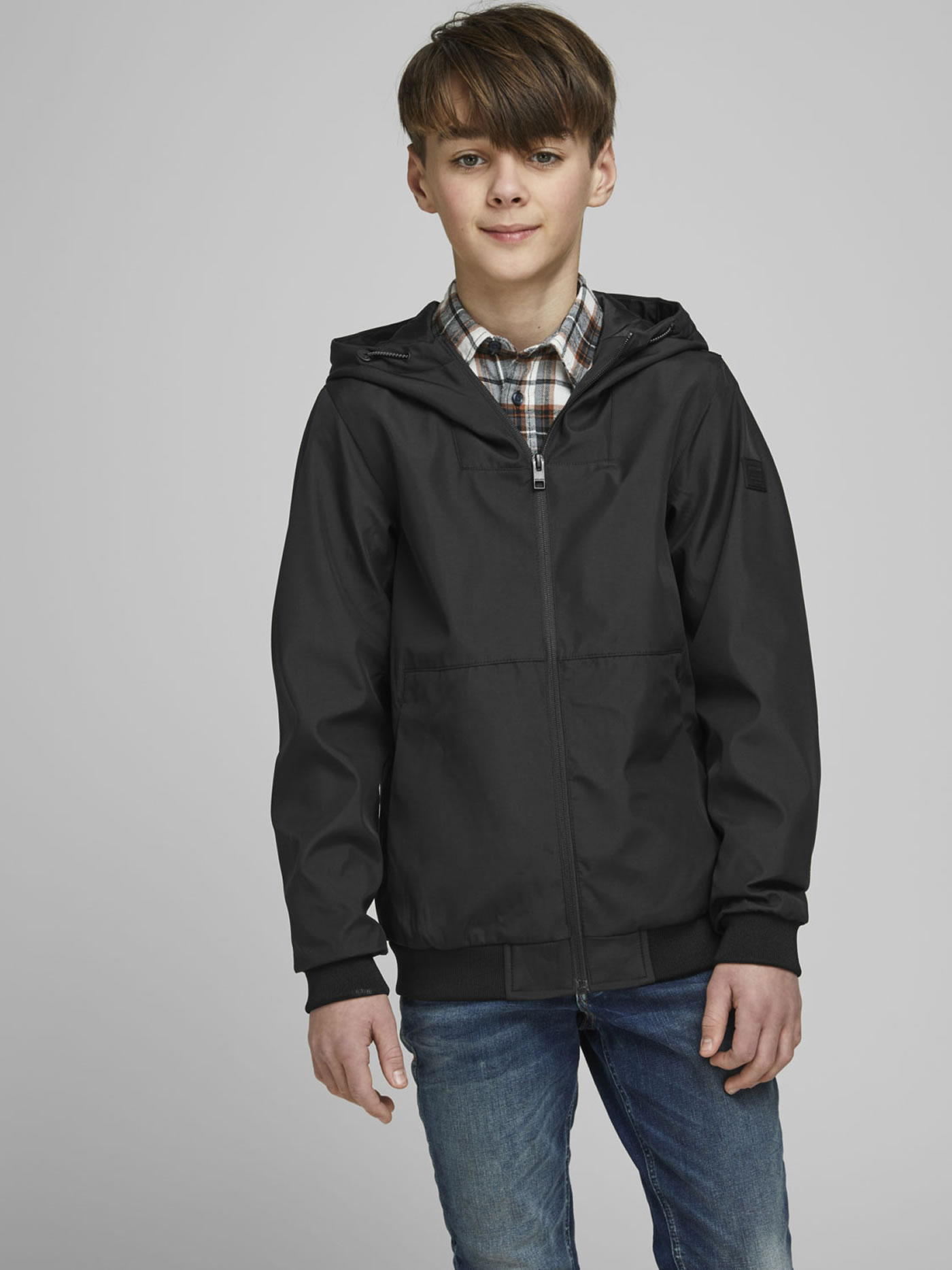 Jack & Jones Junior Jacke mit Kapuze JJESHALE NOOS black kaufen