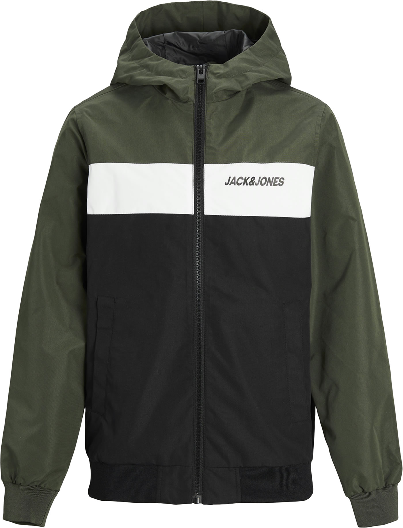 JACK & JONES JUNIOR bomberjack JJERUSH zwart