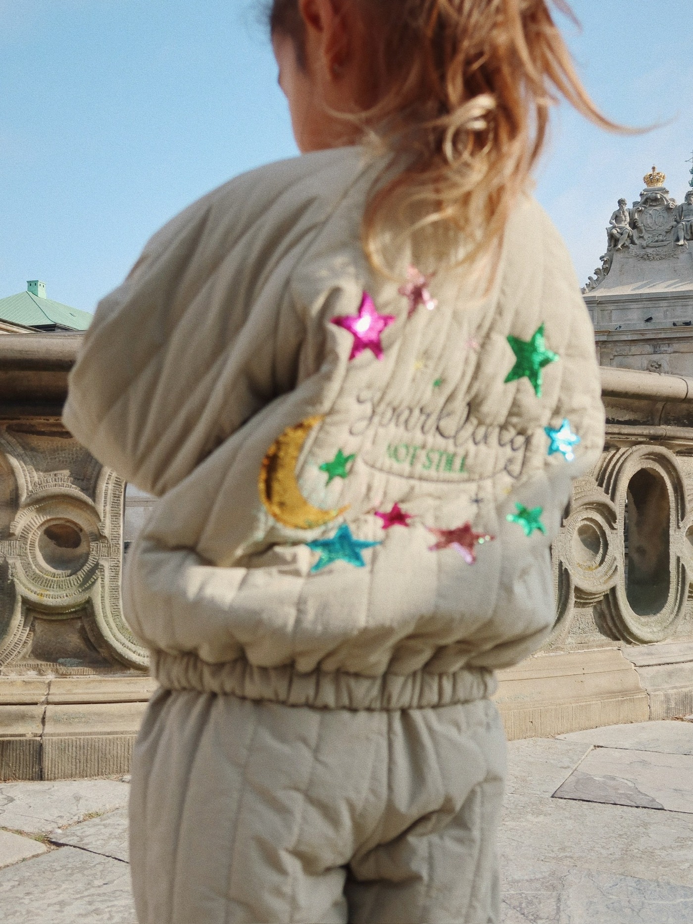 Konges Sløjd - Juno Printed Sequin Bomber Jacket Ks104884 - Leo