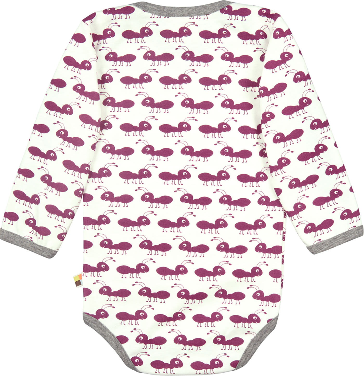 loud + proud Unisex Baby Body Stampa Animale, nero, 50-56