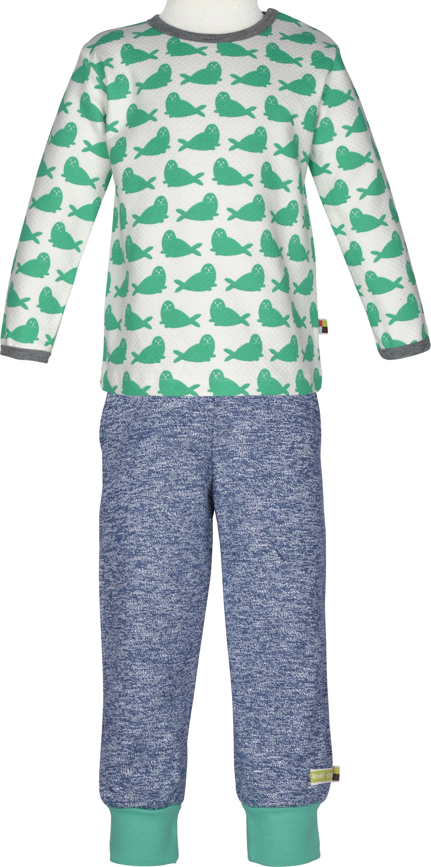 Loud + Proud Salopette Bimbo In 100% Cotone | Lavabile In Lavatrice | Colore E Taglia Unica