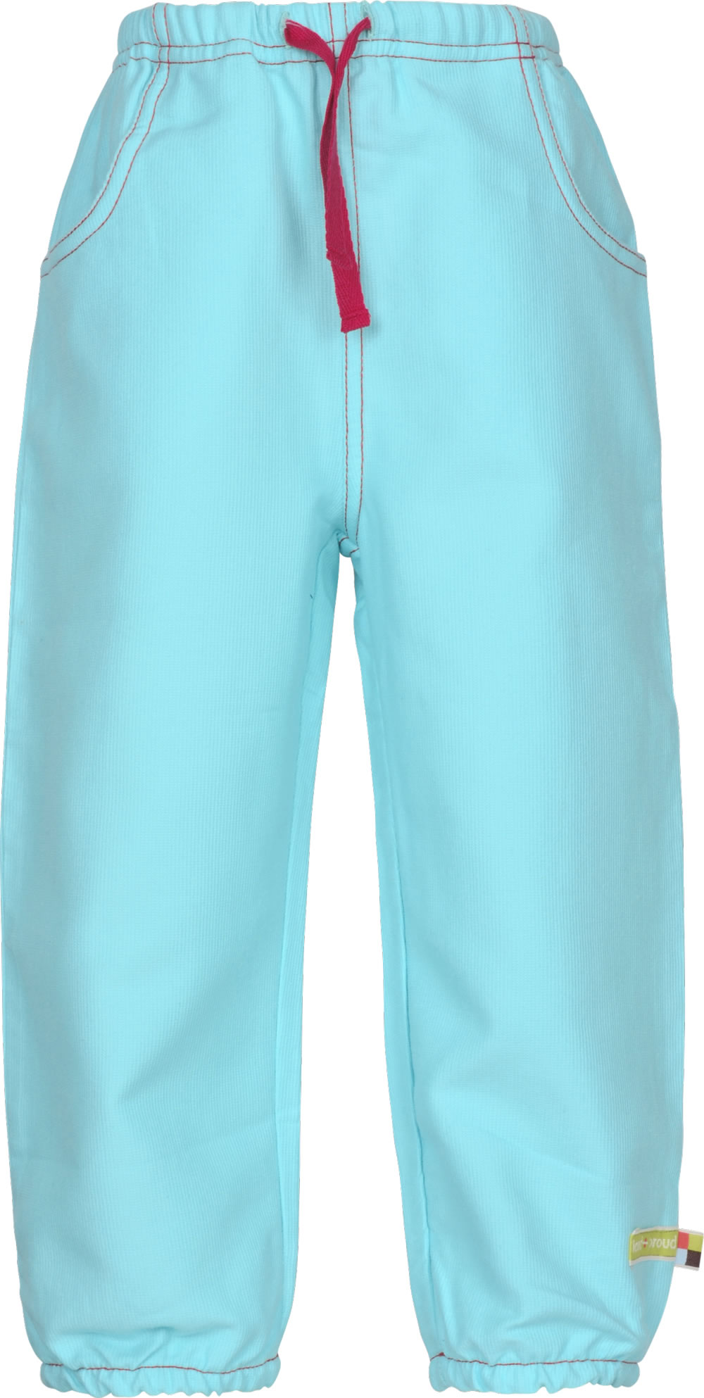 Loud + Proud Pantaloni Bimbi Unisex In Cotone Biologico – Morbida Struttura Waffle, Vita Elastica, Certificazione GOTS
