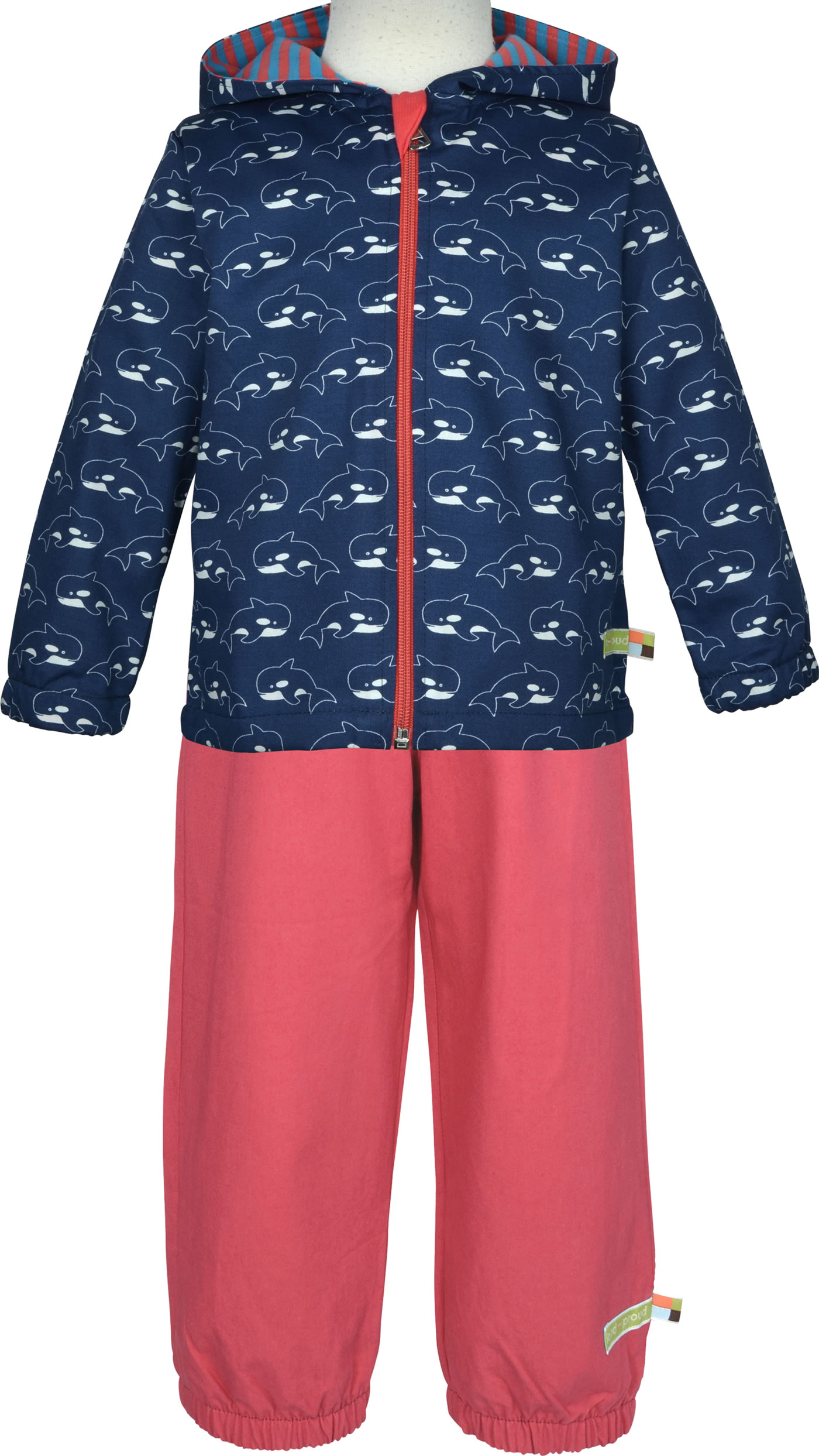 Loud + Proud Mädchen Outdoor-Hose – GOTS Zertifiziert, Wasserabweisend, Aus Bio-Baumwolle