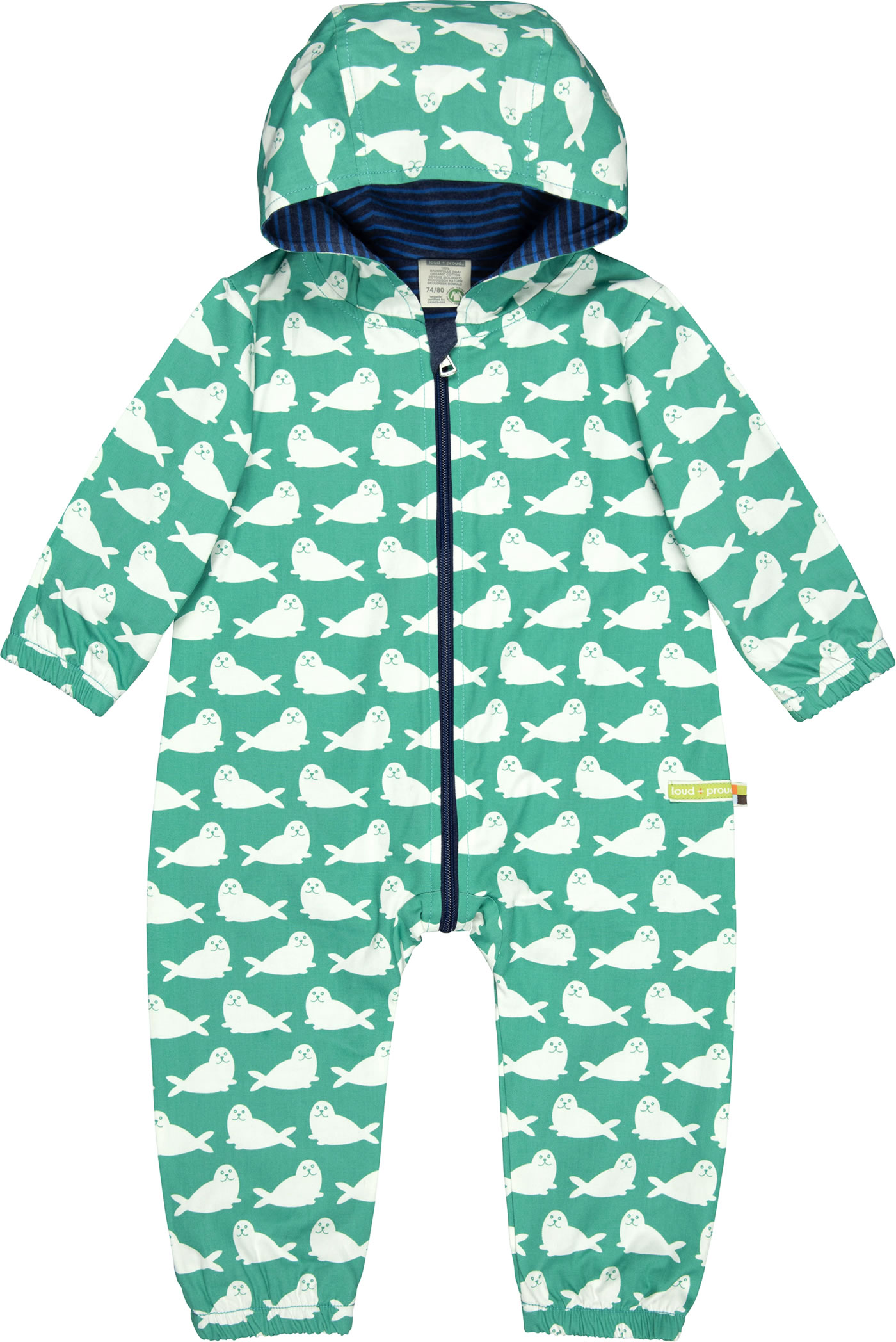 loud proud Baby Jacke Plüsch Aus Bio Baumwolle, GOTS Zertifiziert