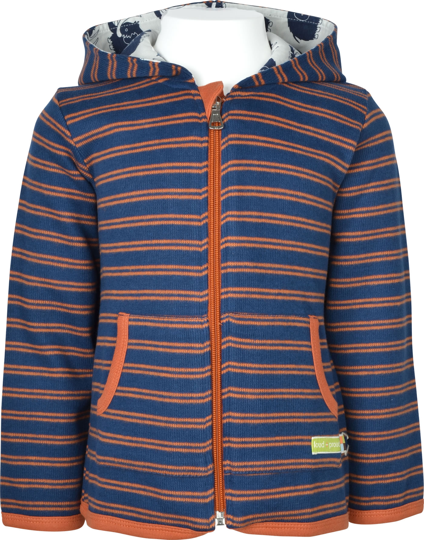 Giacca Reversibile Loud+Proud Unisex Bambini - Cotone GOTS Ultramarine 0-24 Mesi - Foto 5