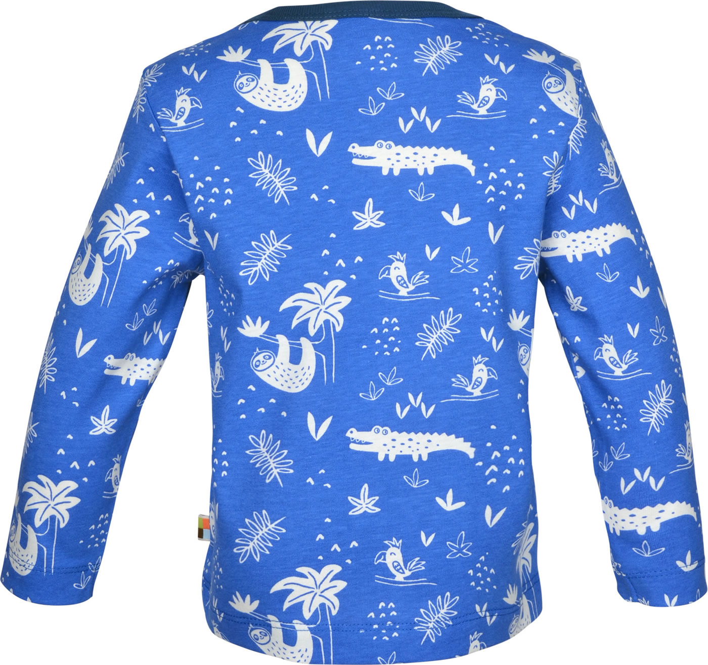 loud + proud SHIRT SLUB JERSEY MIT DRUCK - Maglietta a manica lunga - plant/verde