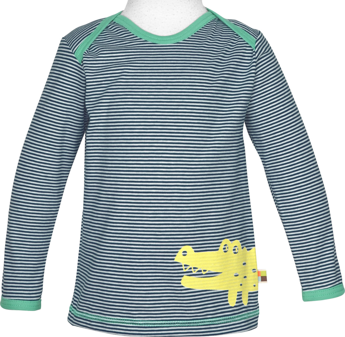 Loud + Proud Felpa Unisex Bimbi – GOTS Bio Cotone – Ringel Camicia A Righe - 2