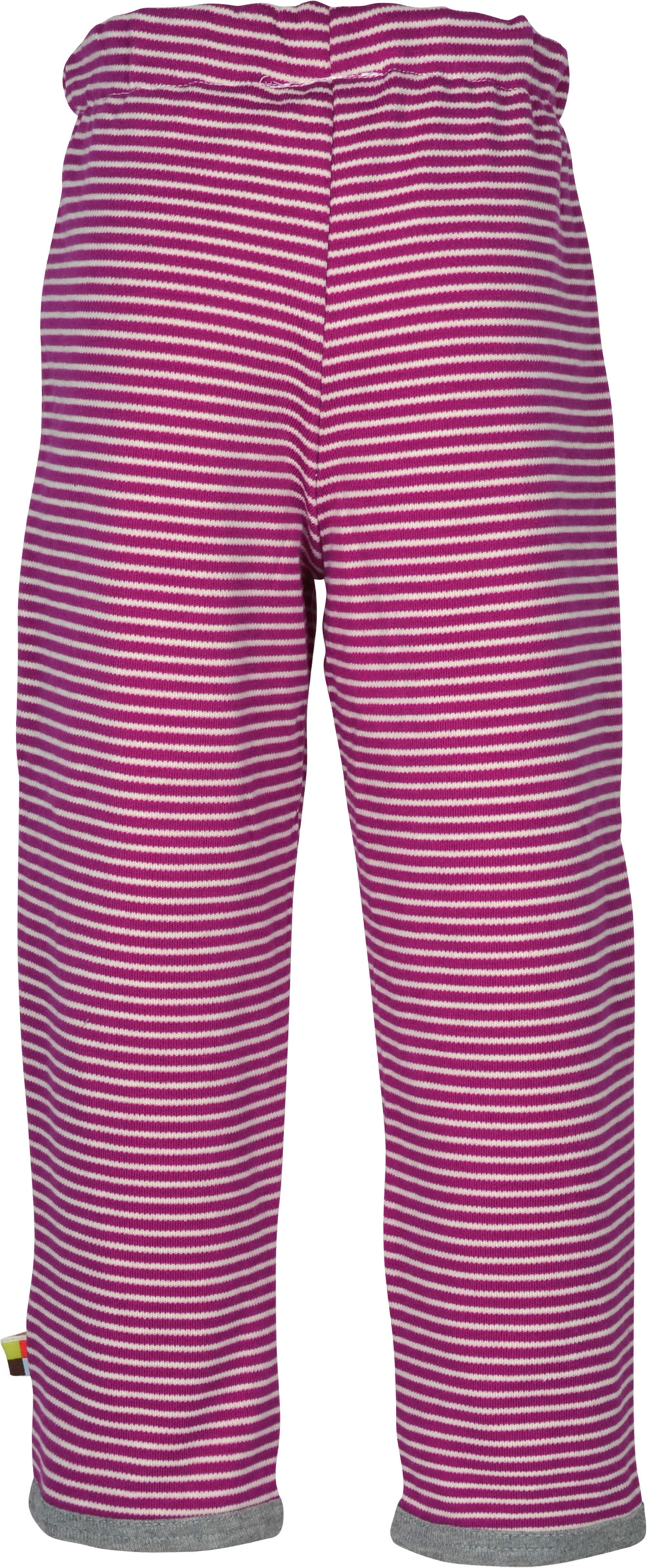 Salopette Fille Loud + Proud En Coton Bio GOTS - Jersey Texturé Violet, Bretelles Réglables, Tailles 98-104 Cm - Fabriqué Au Portugal
