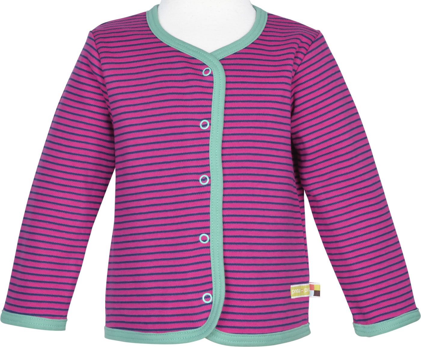 Loud Proud Wendejacke Mit Streifen Bio Baumwolle, GOTS, Nachhaltig, ökologisch Und Fair In