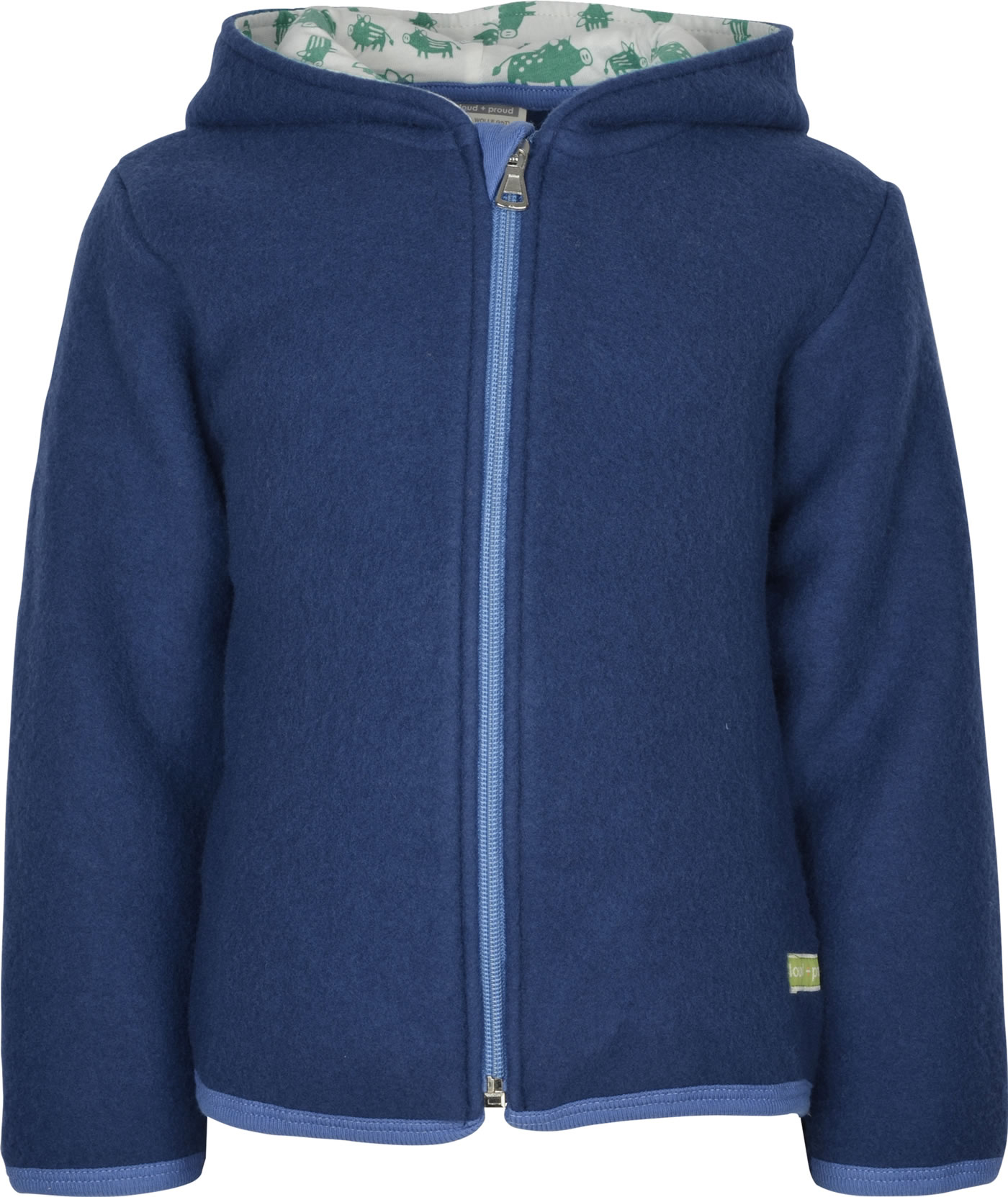 loud + proud Schlupfmütze Ringel, GOTS Zertifiziert, Passamontagna Bambini Unisex, Terracotta