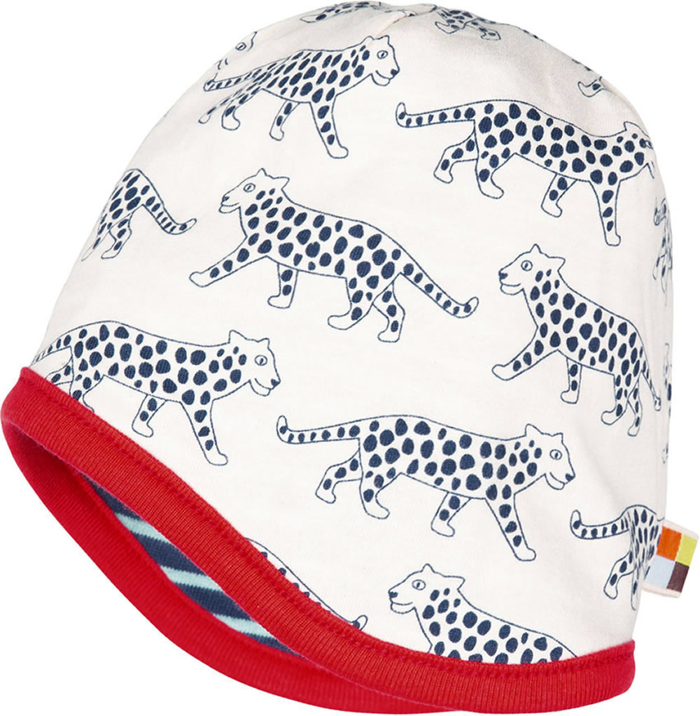 Bonnet Rayé Lin & Coton Bio – Mixte Enfant – GOTS – Loud + Proud – Rafraîchissant Été