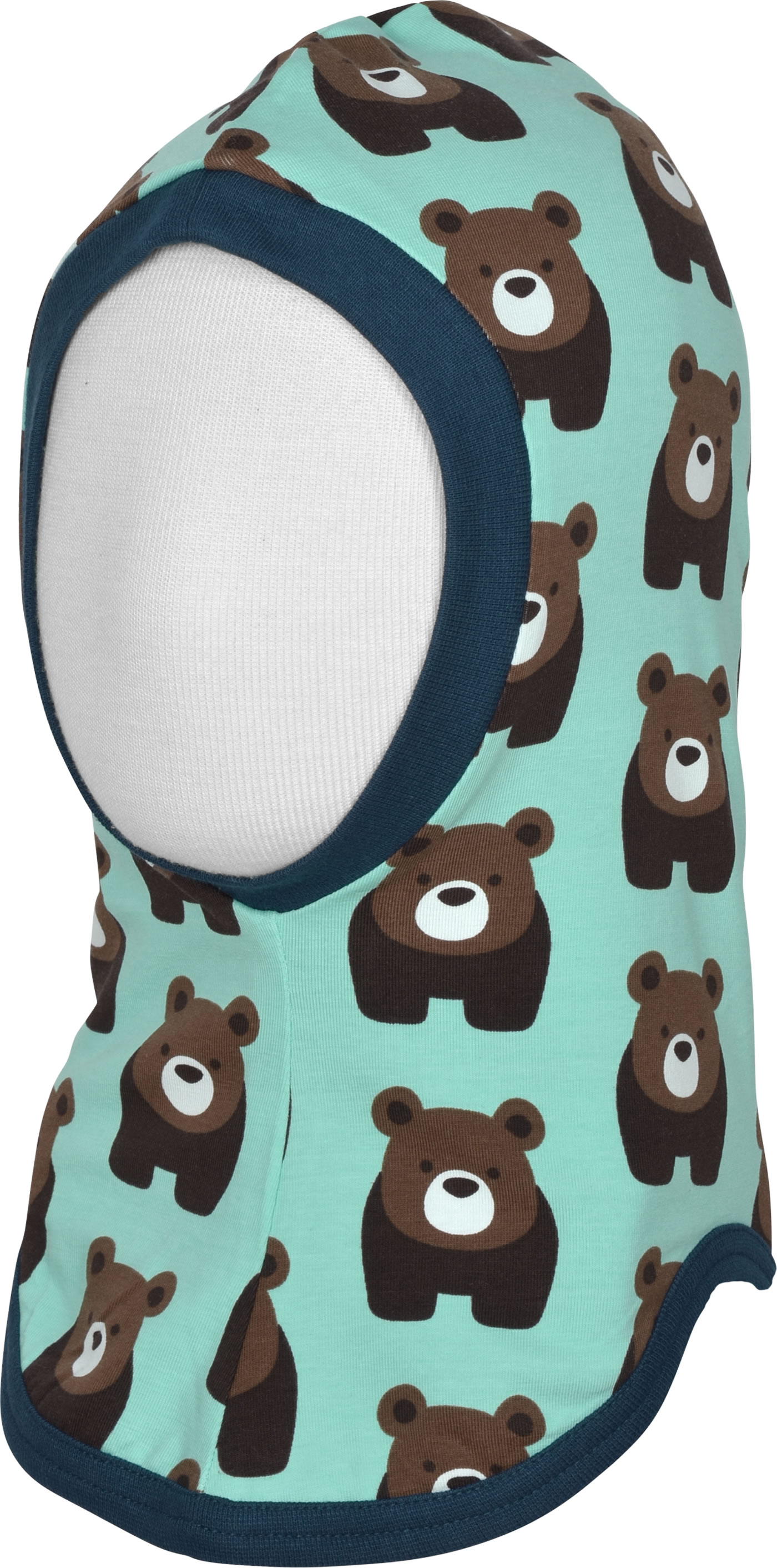 Maxomorra Baby Mütze „Helmet Velour Farm Sheep“ – GOTS Bio-Baumwolle, Doppellagig, Weich, Für 6–12 Monate – Nachhaltig & Kuschelig Warm