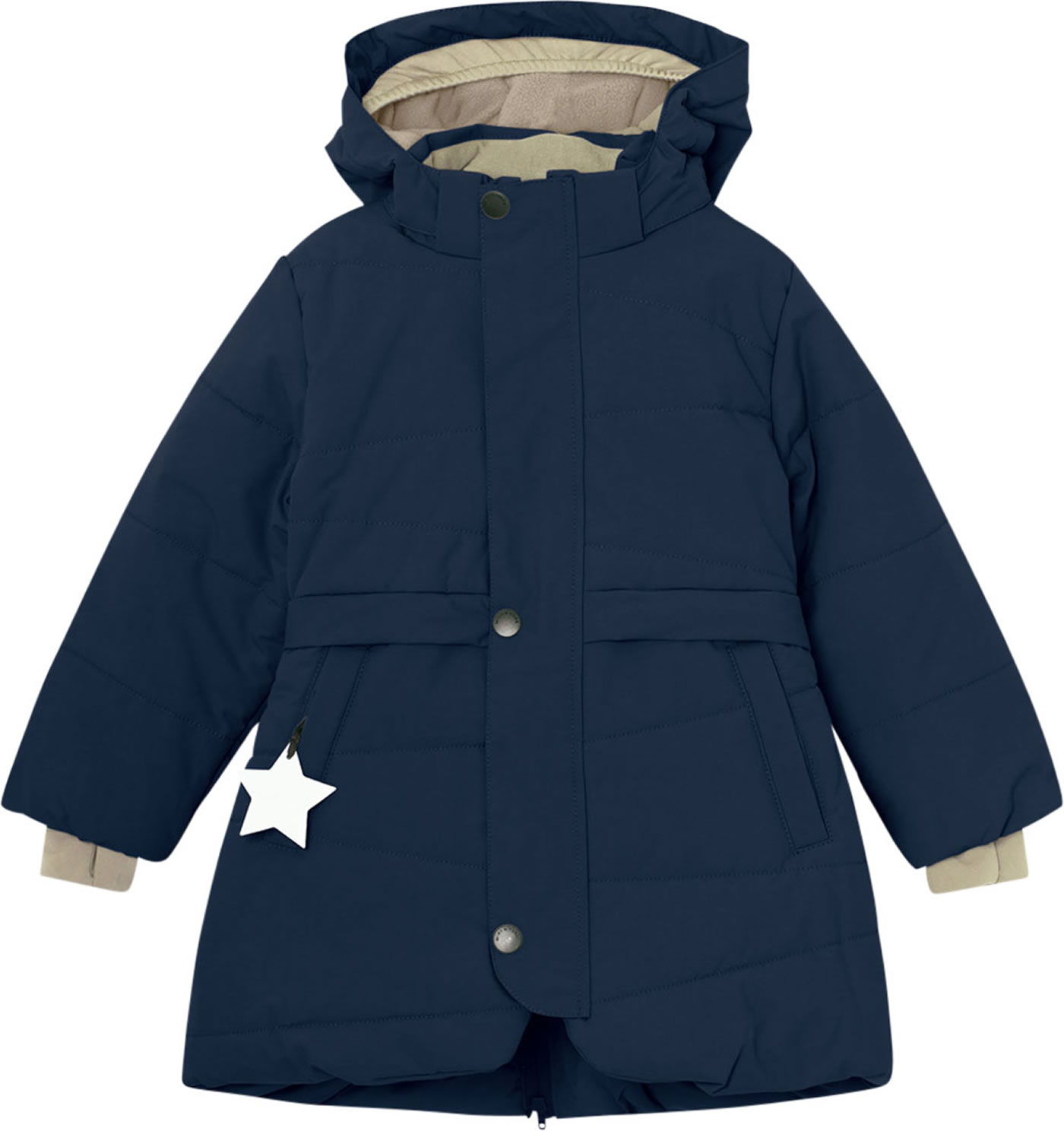 Mini A Ture Funktions Parka Abnehmbare Kapuze Witta Peacoat Blue