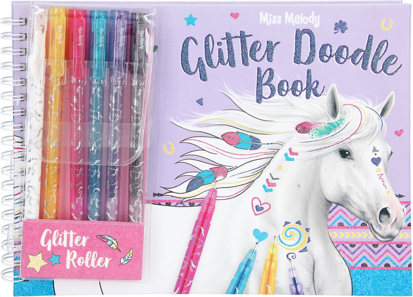 Miss Melody Malbuch Glitter Doodle Book mit Glitter Stifte-Set 8590 kaufen
