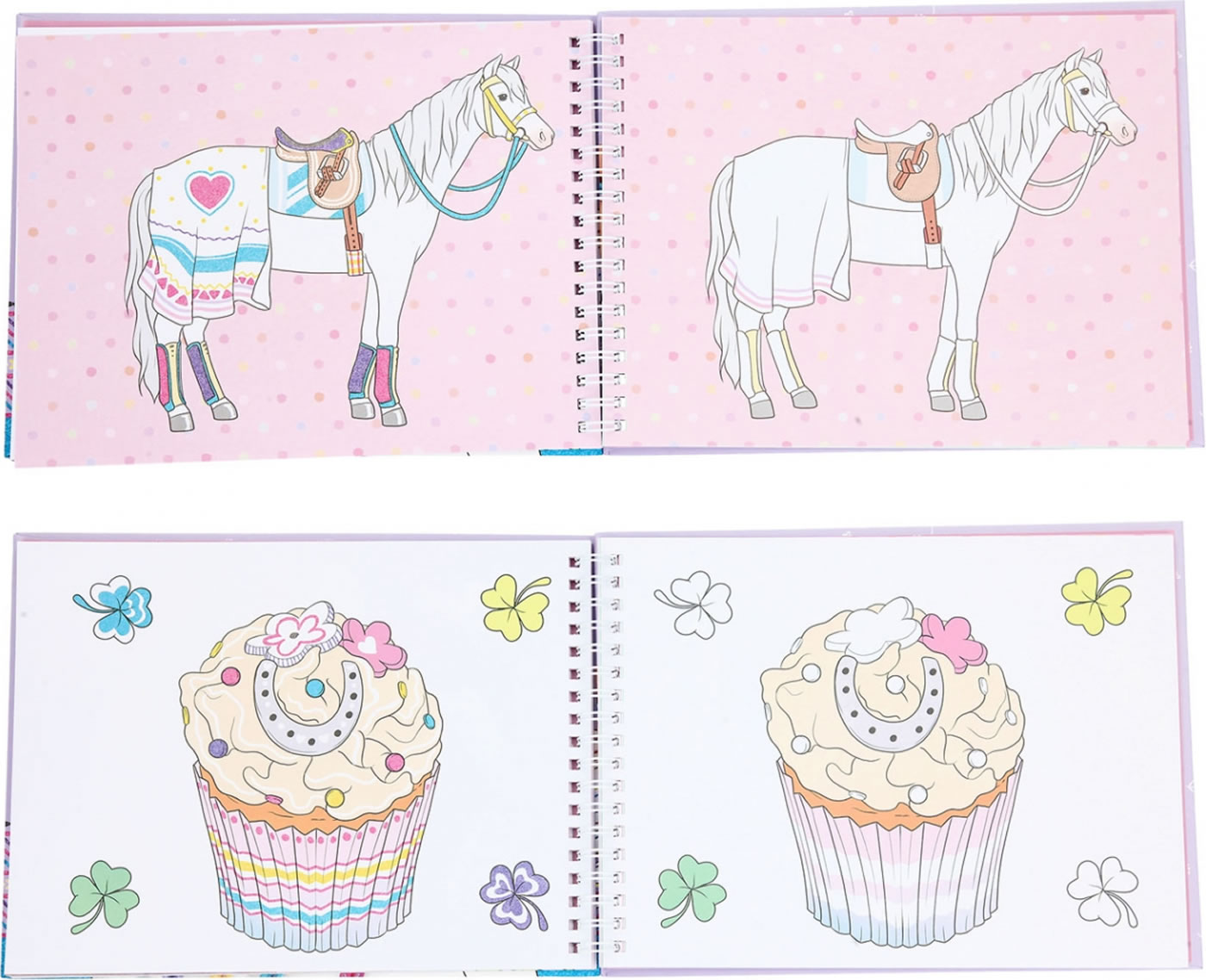 Miss Melody Glitter Doodle Book mit Glitter Stifte-Set Mädchen Malspaß malen 